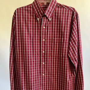 Red Plaid Izod Long Sleeve